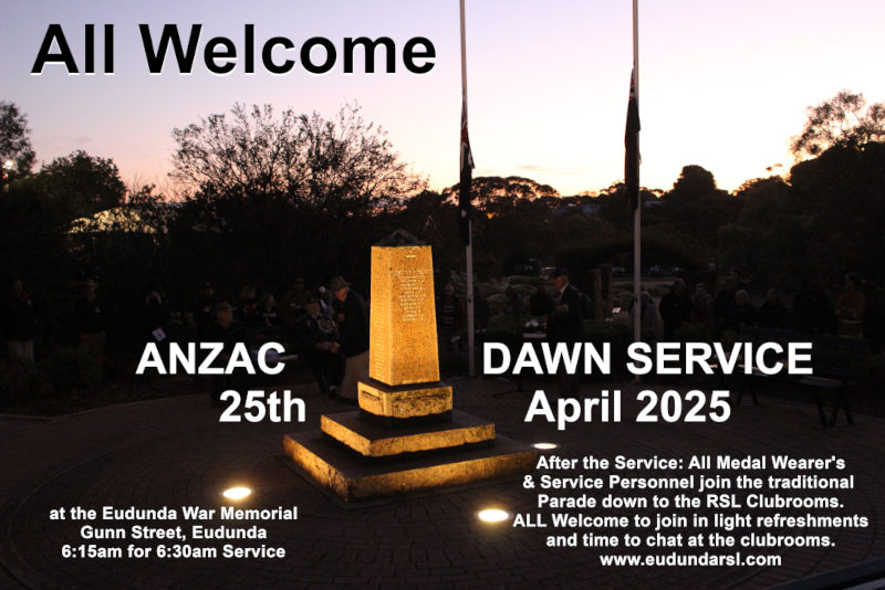 ANZAC Dawn Service 2025 - Eudunda