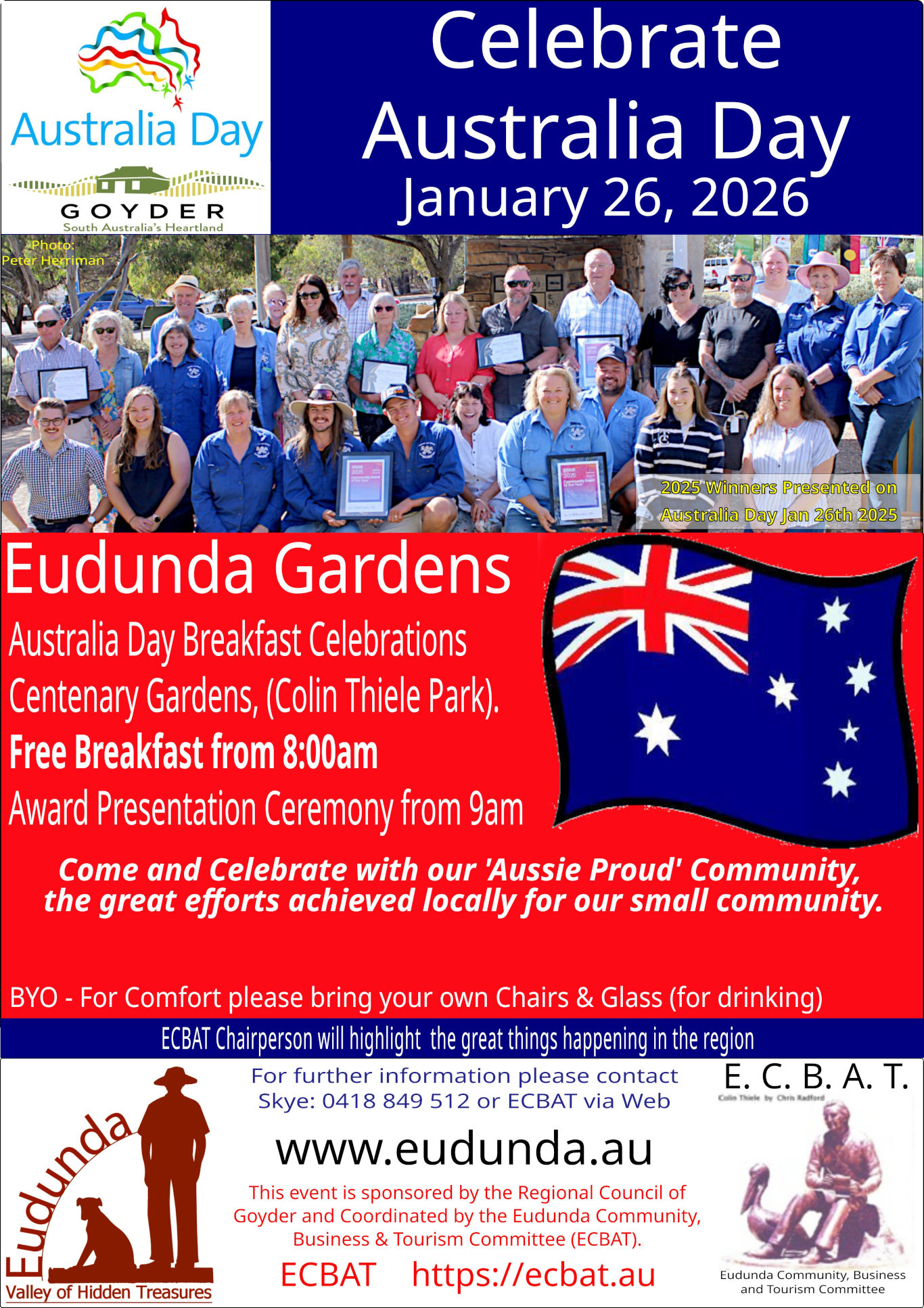 Australia Day Breakfast Eudunda 2026