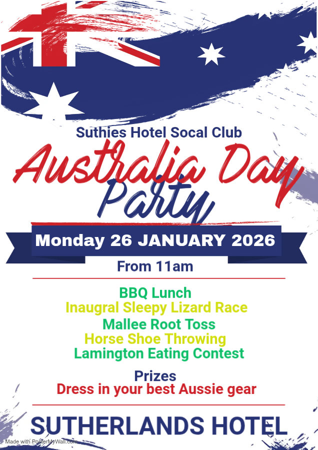 Australia Day Party & Mallee Root Toss - 26th Jan 2026