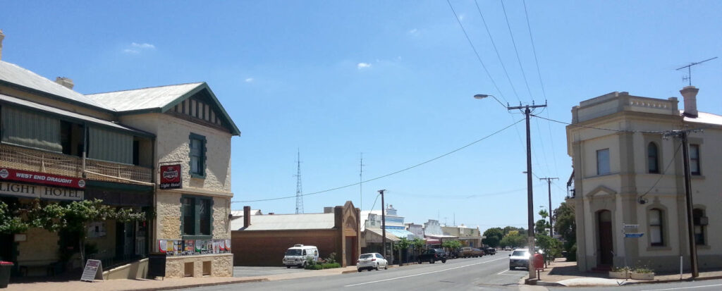 Bruce Street from Police Corner