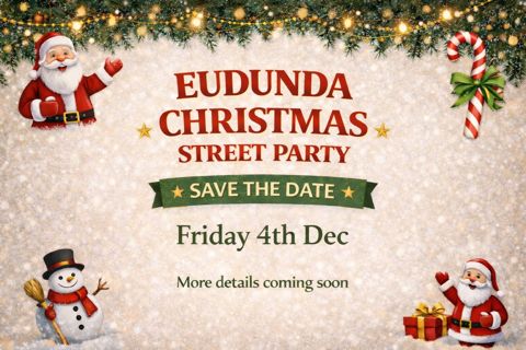 Eudunda Christmas Street Party Save The Date - 4th Dec 2026