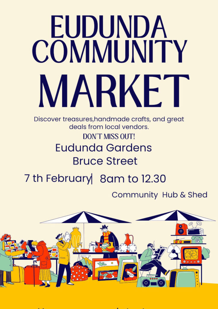 Eudunda Community Market - 7th Feb 2026 Flyer