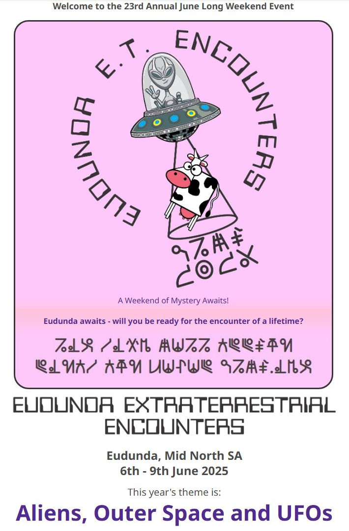 Eudunda E.T. Encounters - Geocaching Event 6-9th June 2025