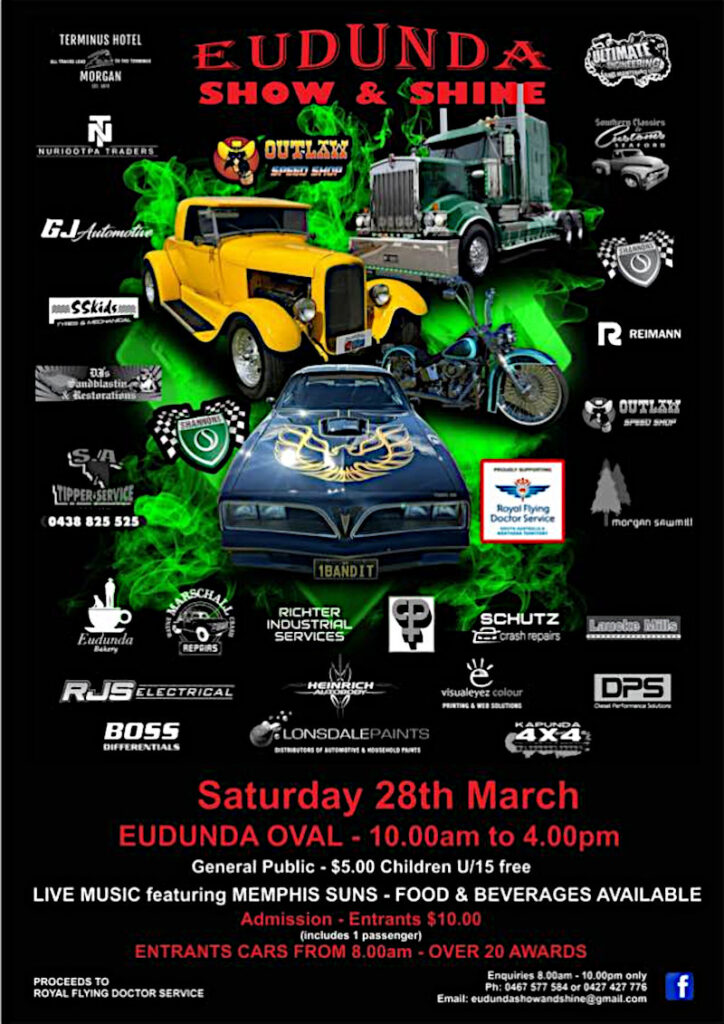 Eudunda Show & Shine - 28th March 2026 - Poster