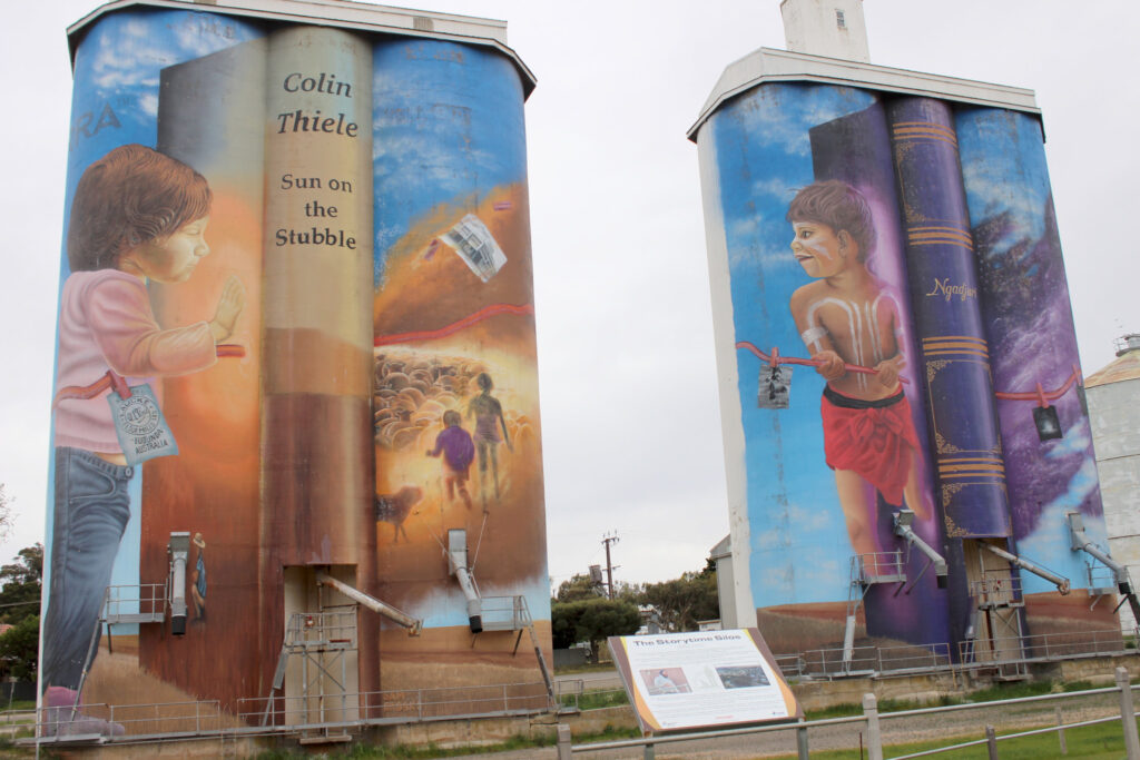 Eudunda Silo Art by Sam Brooks