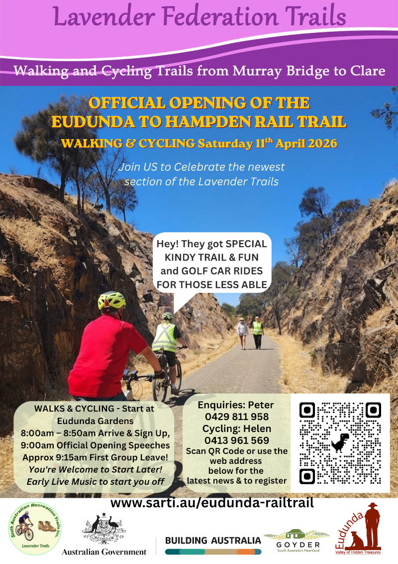 Official Opening Of The Eudunda To Hampden Rail Trail