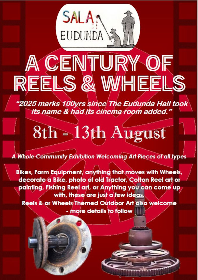 SALA EUDUNDA - A Century of Reels & Wheels - 8th - 13th August 2025