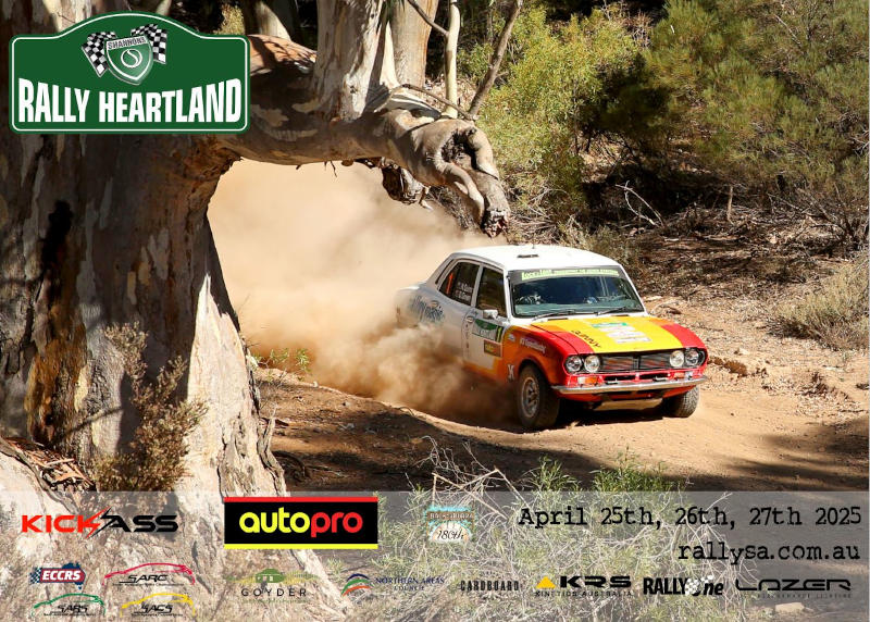 Shannons Rally SA - 2025 Rally of the Heartland April 25, 26 & 27